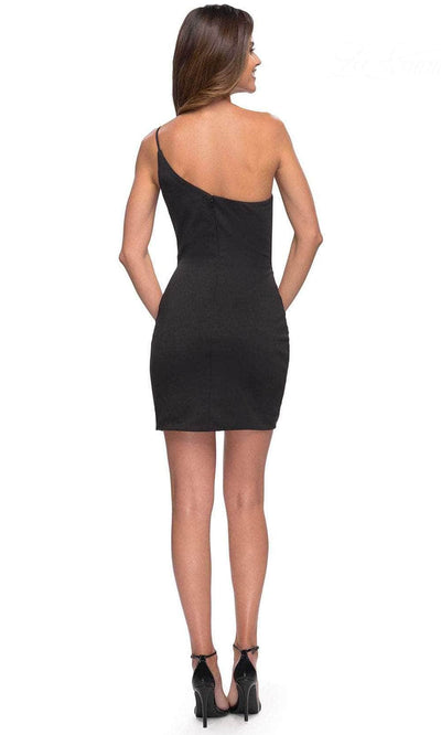 La Femme 30927 - Asymmetric Fitted Cocktail dress Homecoming Dresses