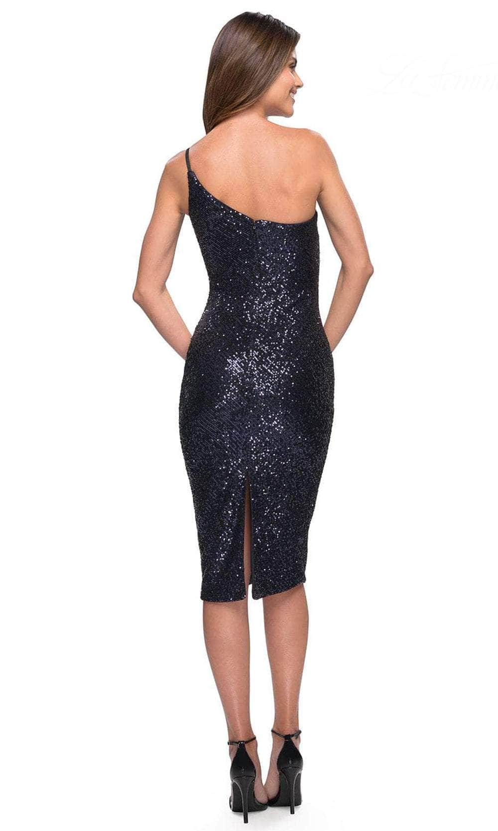 La Femme 30935 - Sequin Midi Homecoming Dress Special Occasion Dress