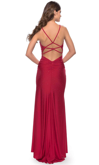 La Femme 31123 - Beaded Cowl Prom Dress Special Occasion Dress