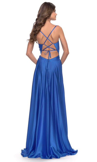 La Femme 31193 - Sleeveless Satin Prom Gown Special Occasion Dress