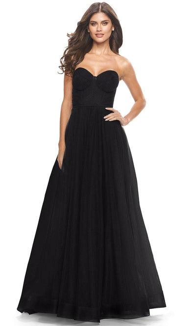 La Femme 31205 - Sweetheart Corset A-Line Long Dress Special Occasion Dress