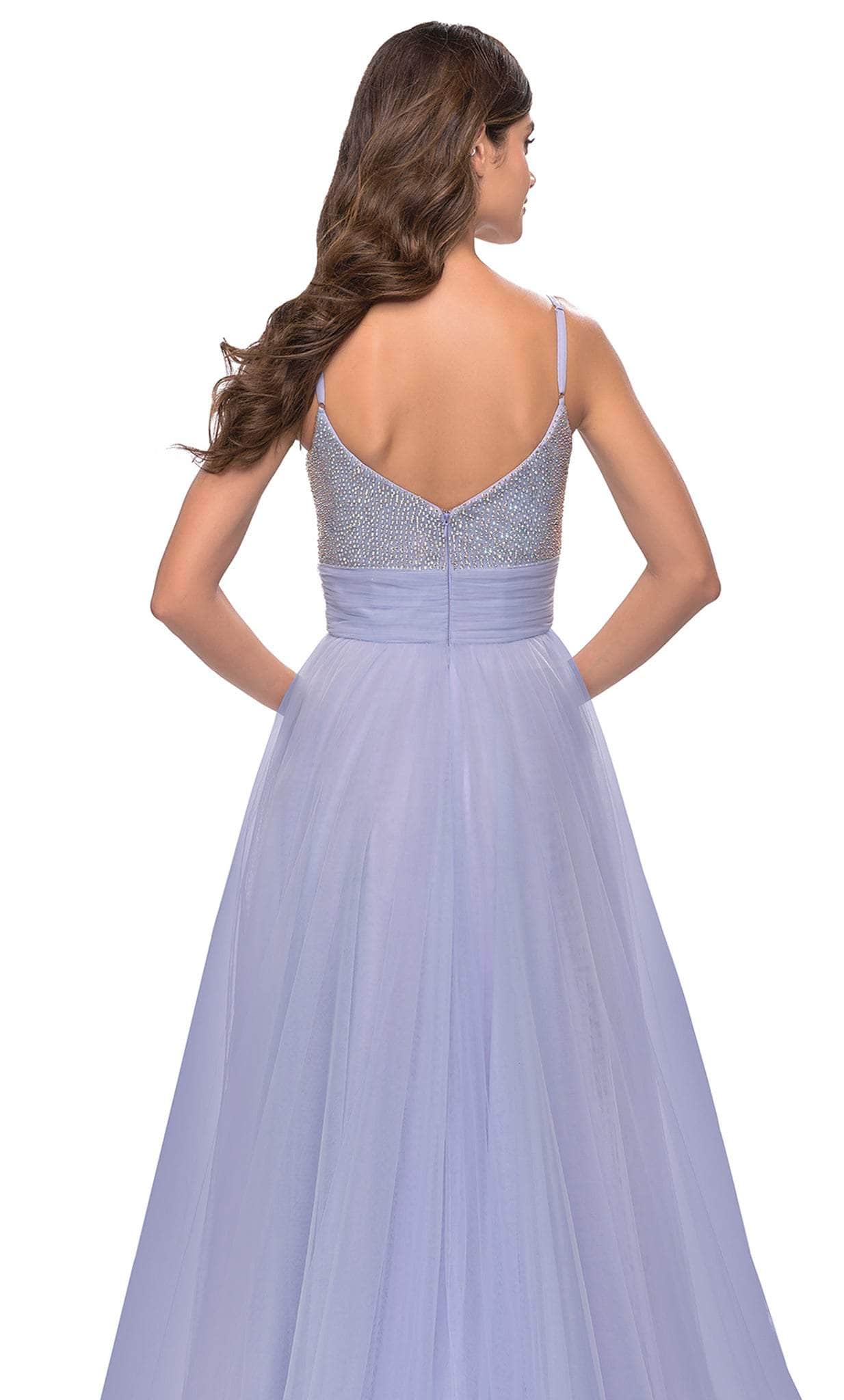 La Femme 31433 - Sleeveless Stone Accent Prom Dress Special Occasion Dress