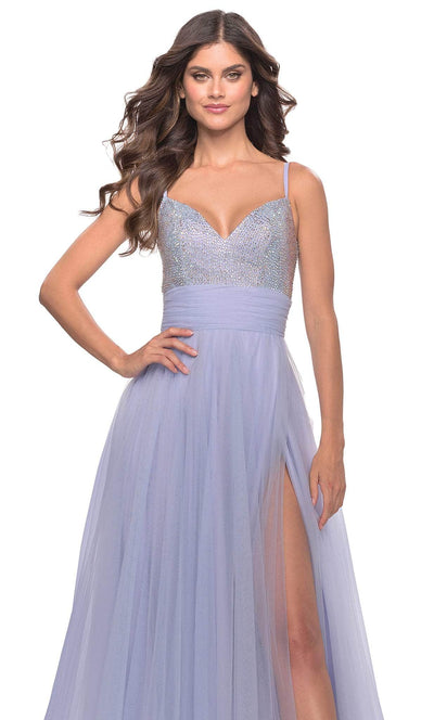 La Femme 31433 - Sleeveless Stone Accent Prom Dress Special Occasion Dress