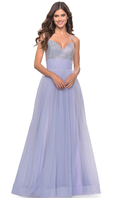 La Femme 31433 - Sleeveless Stone Accent Prom Dress Special Occasion Dress