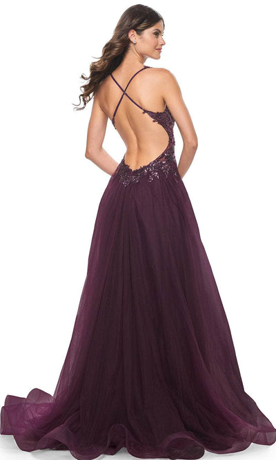 La Femme 31471 - Beaded A-Line Prom Dress Prom Dresses