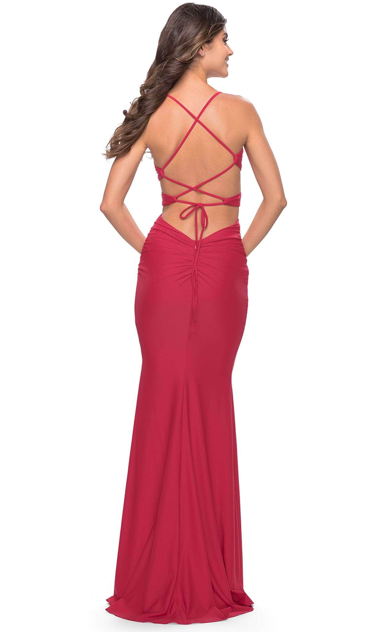 La Femme 31523 - Side Cutout Jersey Long Dress Special Occasion Dress