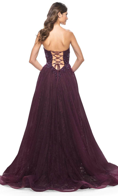La Femme 31954 - Sweetheart Floral Lace Prom Dress Prom Dresses
