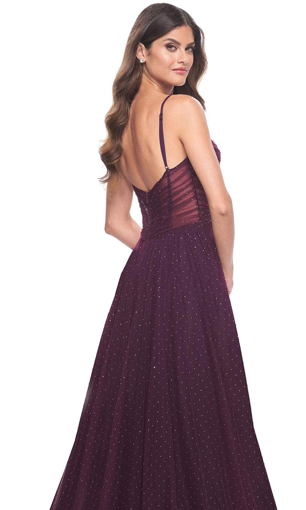 La Femme 31970 - High Slit A-Line Prom Dress Special Occasion Dresses