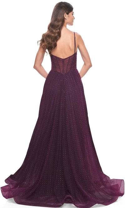 La Femme 31970 - High Slit A-Line Prom Dress Special Occasion Dresses
