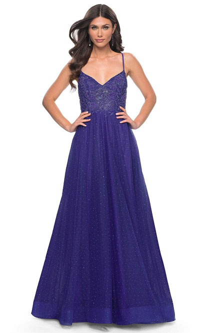 La Femme 32020 - Beaded Top Prom Dress Evening Dresses