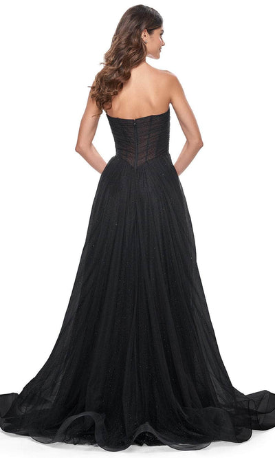 La Femme 32029 - Corset Bodice Straight-Across Prom Gown Prom Dresses