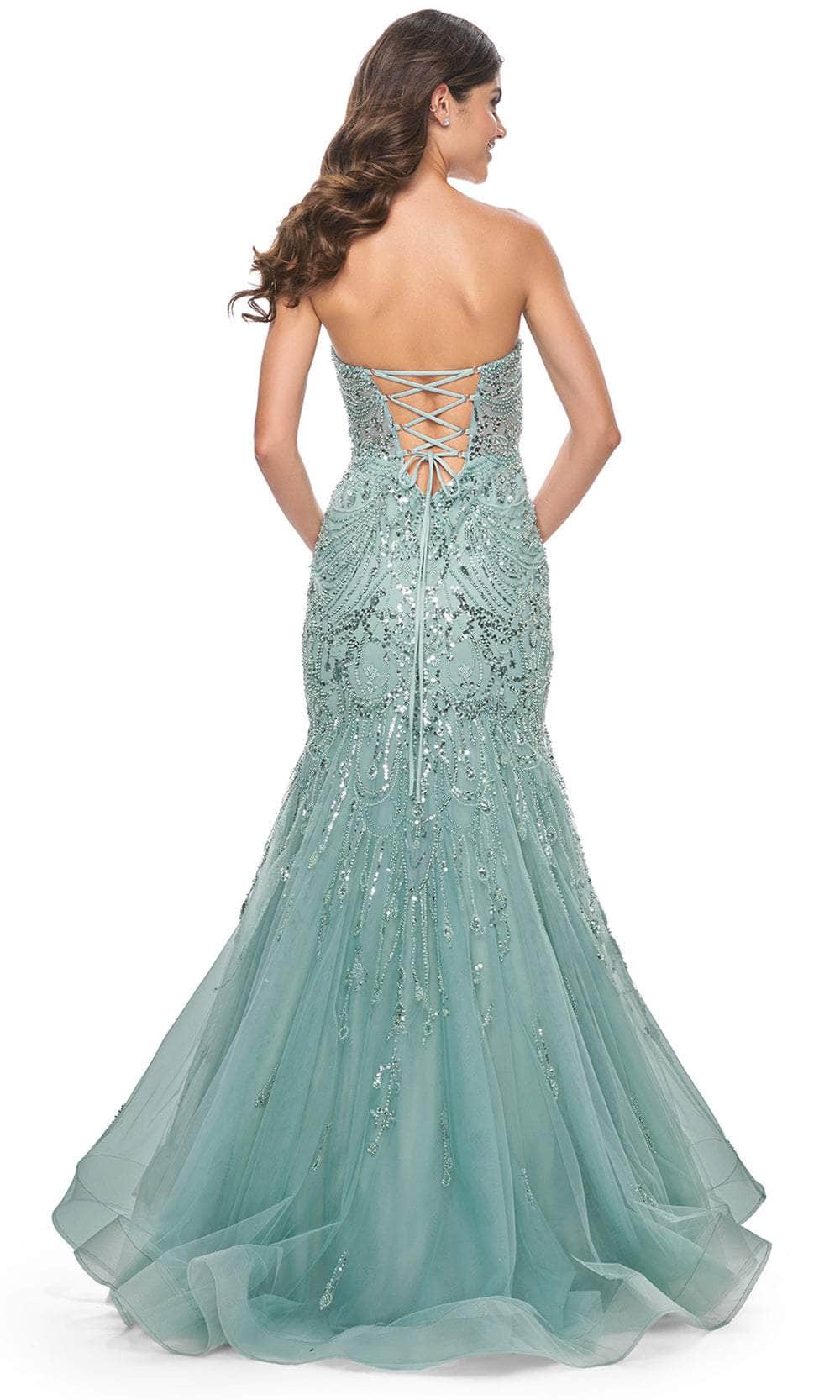 La Femme 32053 - Strapless Mermaid Prom Dress Prom Dresses