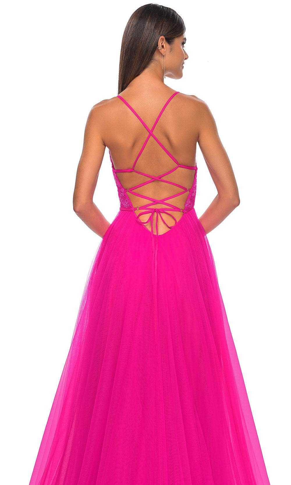 La Femme 32059 - Beaded Applique Prom Dress Evening Dresses