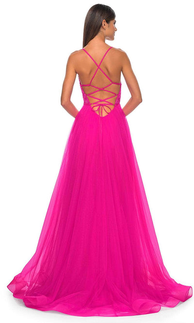 La Femme 32059 - Beaded Applique Prom Dress Evening Dresses