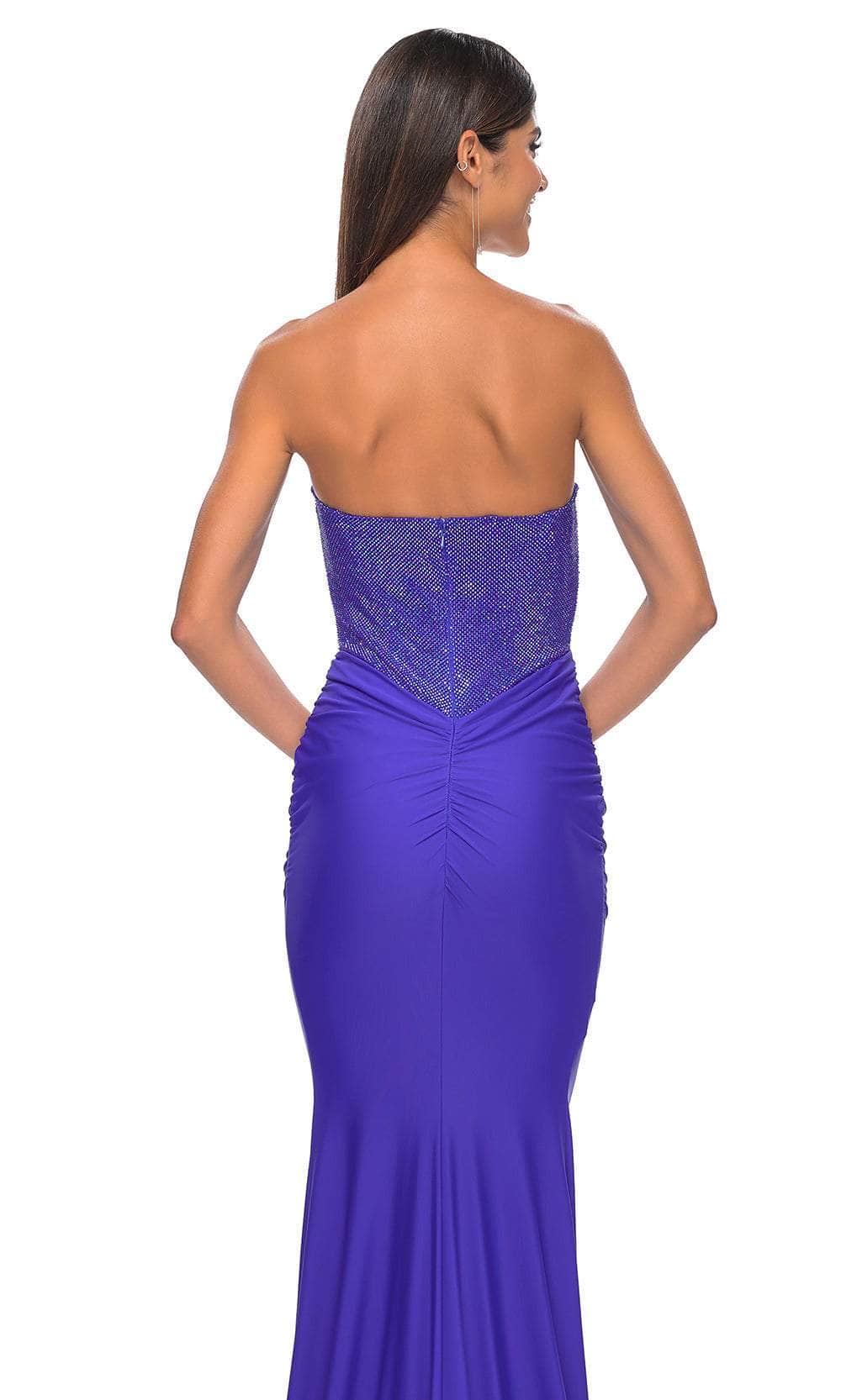 La Femme 32069 - Beaded Strapless Prom Gown Evening Dresses