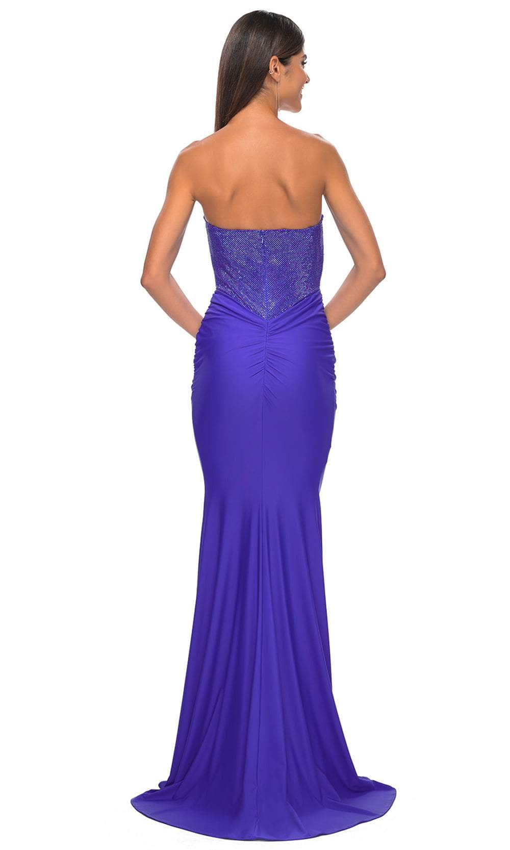 La Femme 32069 - Beaded Strapless Prom Gown Evening Dresses