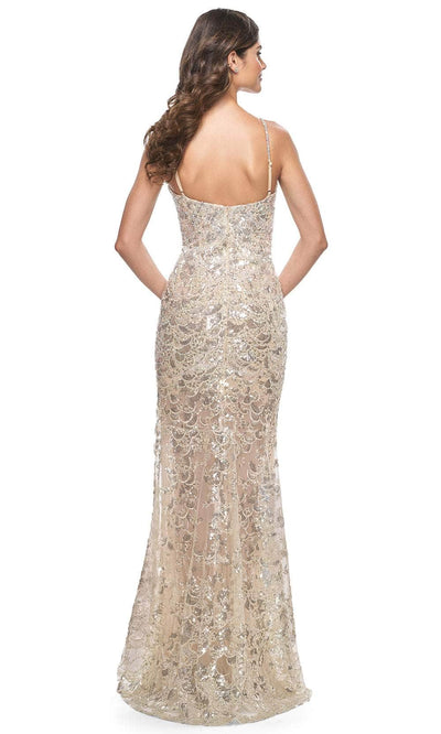 La Femme 32077 - Sleeveless V-Neck Prom Dress Prom Dresses