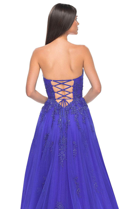 La Femme 32084 - Strapless Lace Prom Dress Special Occasion Dresses