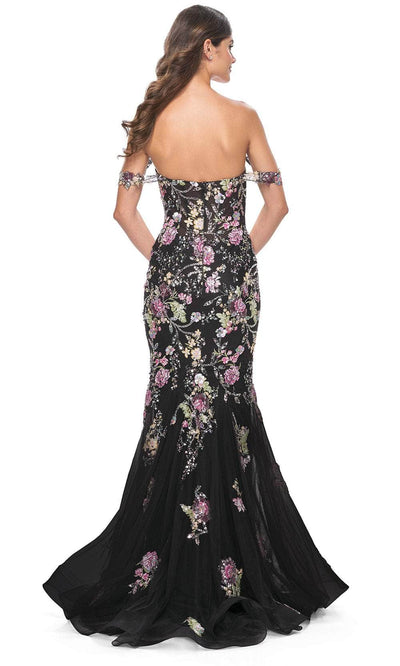 La Femme 32087 - Off-Shoulder Mermaid Prom Gown Prom Dresses