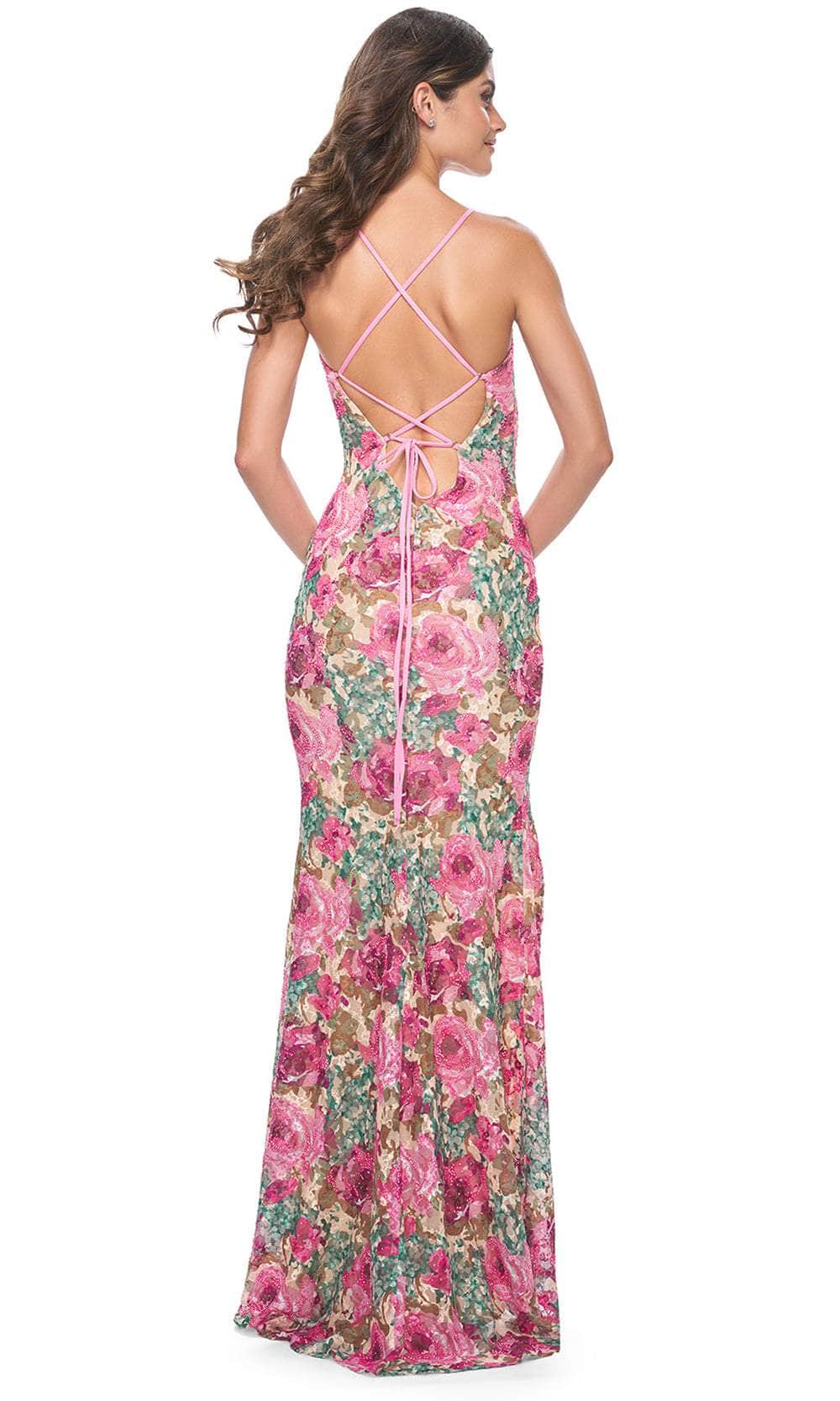 La Femme 32095 - Open Back Sleeveless Prom Gown Prom Dresses