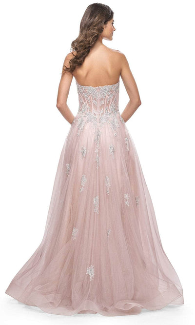 La Femme 32111 - Strapless Tulle Prom Dress Prom Dresses