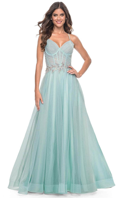 La Femme 32117 - Corset Bodice Prom Dress Evening Dresses