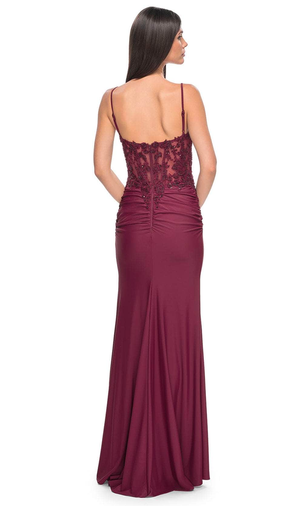 La Femme 32132 - Applique Corset Prom Dress Evening Dresses
