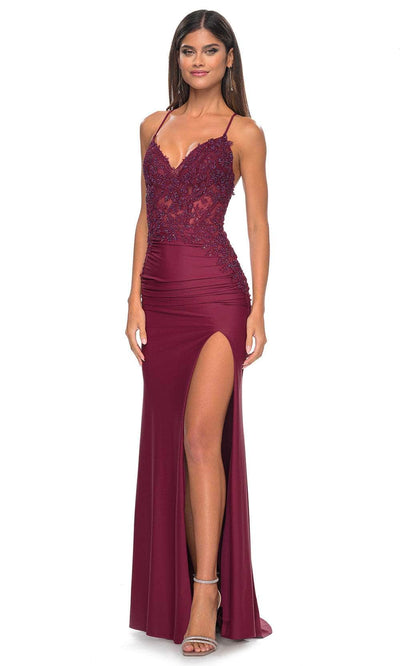 La Femme 32139 - Embellished Bodice Prom Dress Evening Dresses