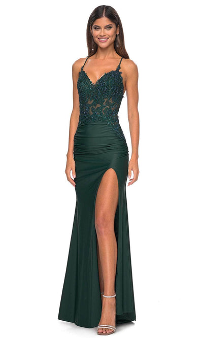 La Femme 32139 - Embellished Bodice Prom Dress Evening Dresses