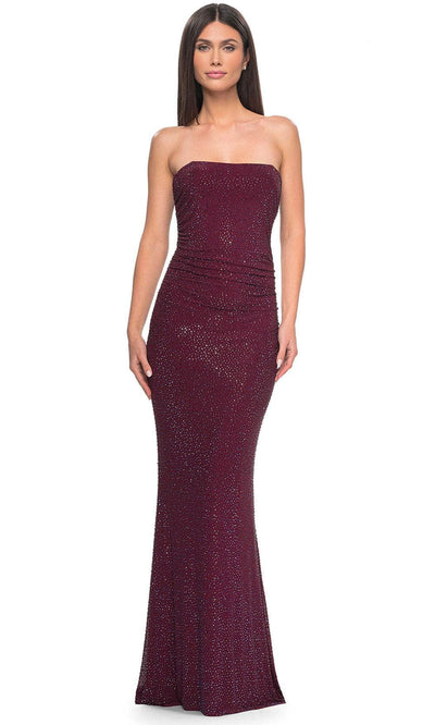 La Femme 32141 - Beaded Prom Dress Prom Dresses 00 / Wine