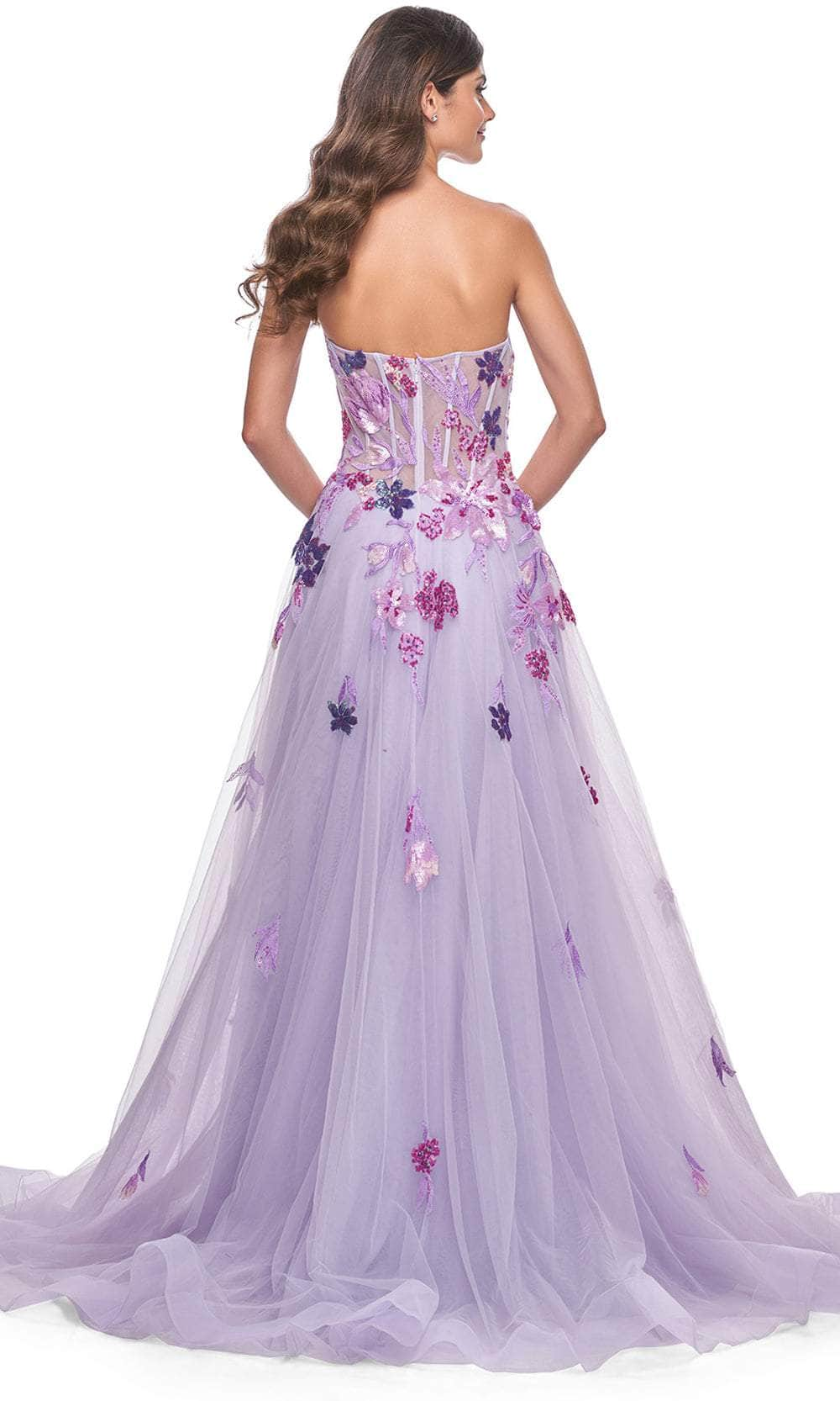 La Femme 32156 - Sequin Embellished A-Line Prom Gown Prom Dresses