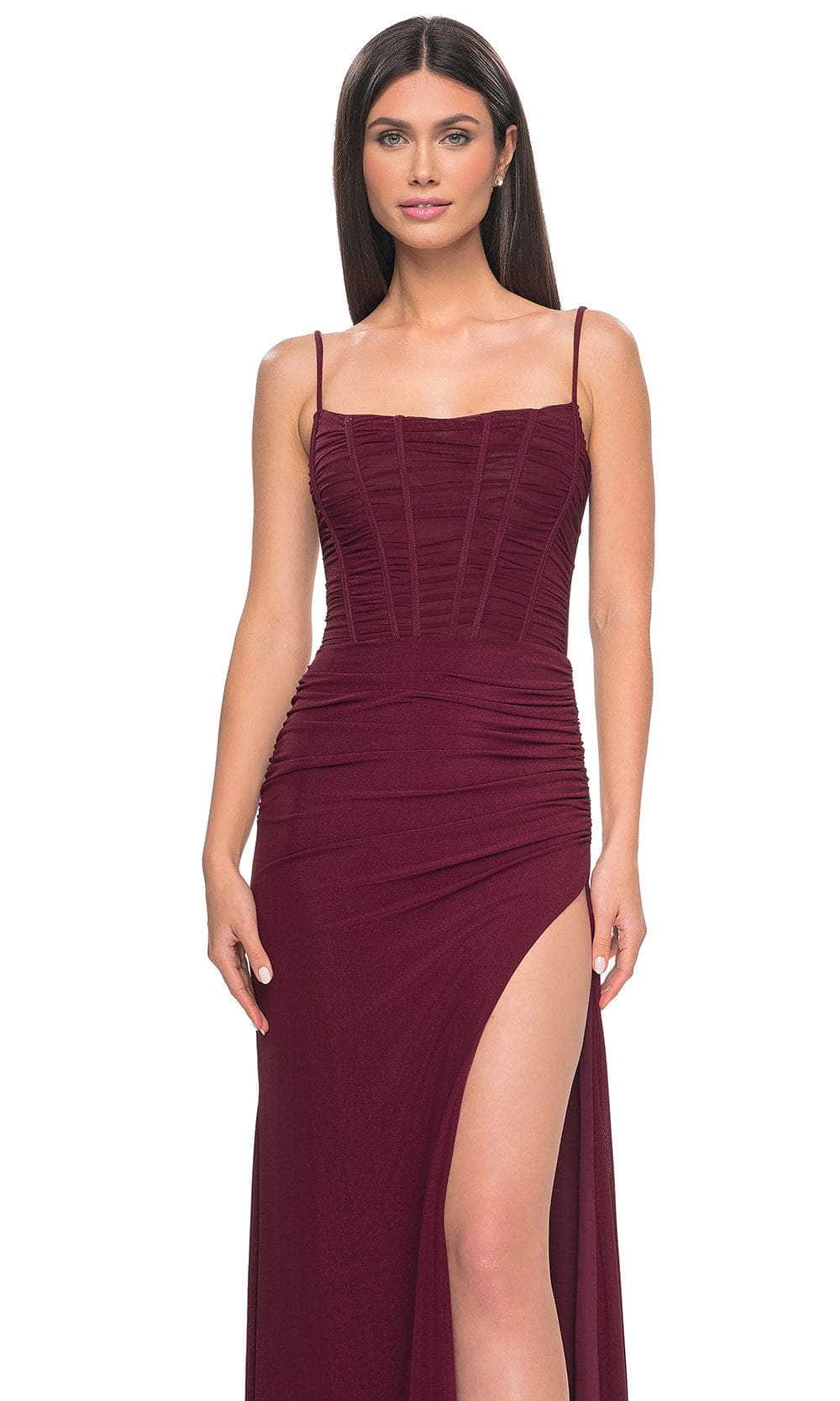 La Femme 32161 - Spaghetti Strap Corset Prom Dress Special Occasion Dresses