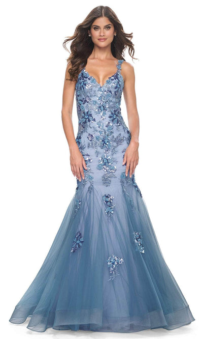 La Femme 32192 - Sleeveless Mermaid Prom Gown Prom Dresses