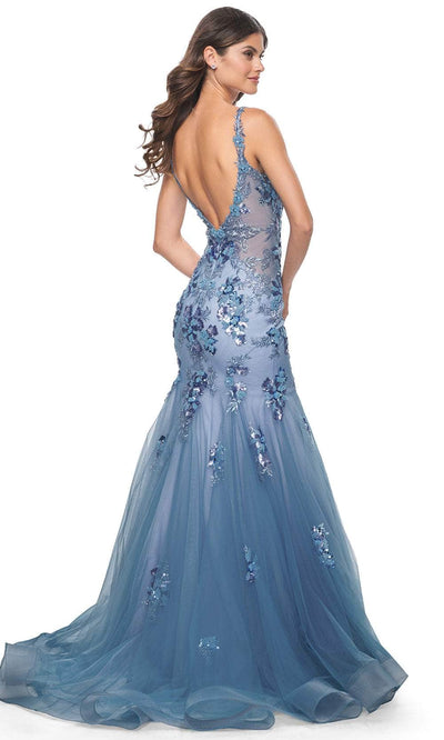 La Femme 32192 - Sleeveless Mermaid Prom Gown Prom Dresses