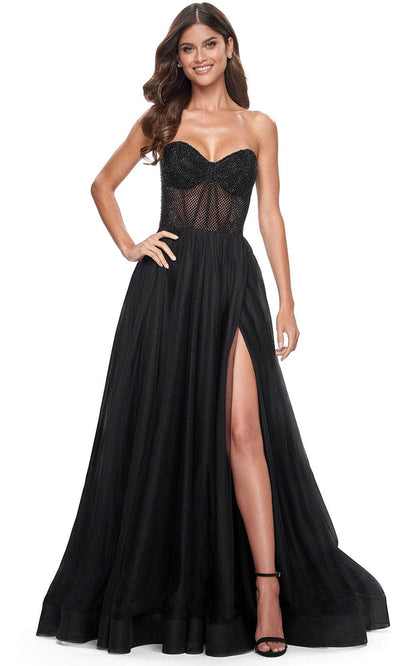 La Femme 32216 - Strapless A-Line Prom Dress Special Occasion Dresses
