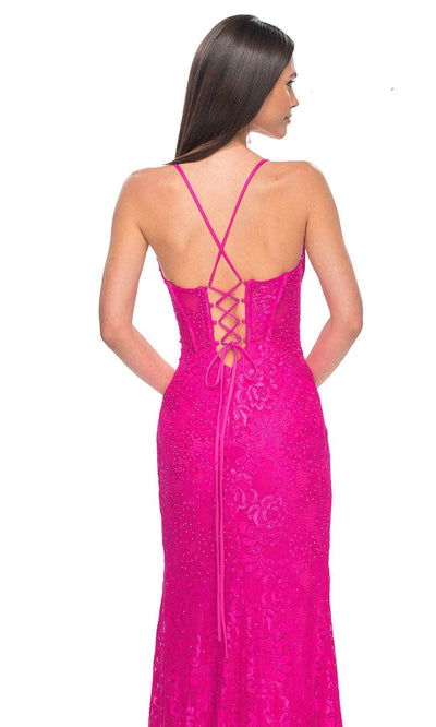 La Femme 32248 - Lace Bustier Prom Dress Evening Dresses