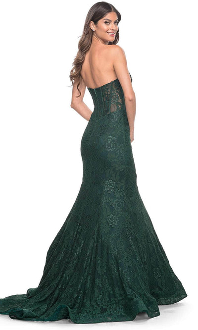 La Femme 32249 - Lace Mermaid Prom Dress Prom Dresses