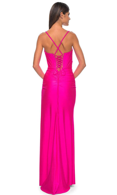 La Femme 32256 - Deep Bustier Prom Dress Evening Dresses