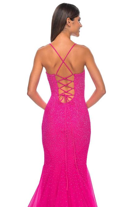 La Femme 32273 - Lace Mermaid Prom Dress Evening Dresses