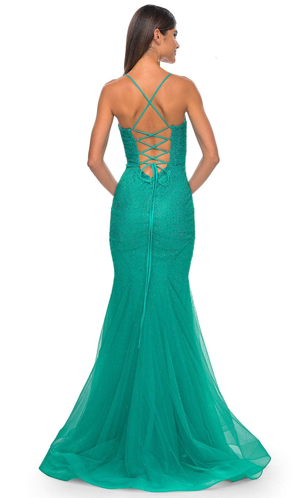 La Femme 32273 - Lace Mermaid Prom Dress Evening Dresses