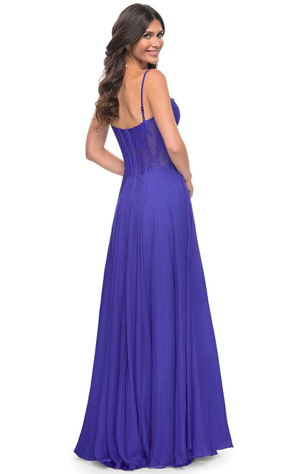 La Femme 32276 - Bustier High Slit Prom Dress Evening Dresses