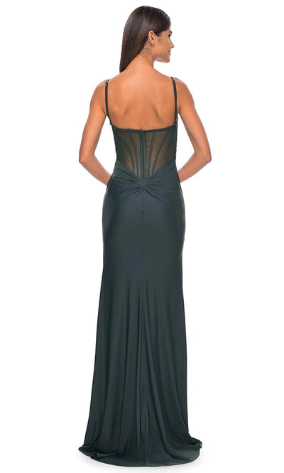 La Femme 32287 - Spaghetti Strap Jersey Prom Dress Evening Dresses