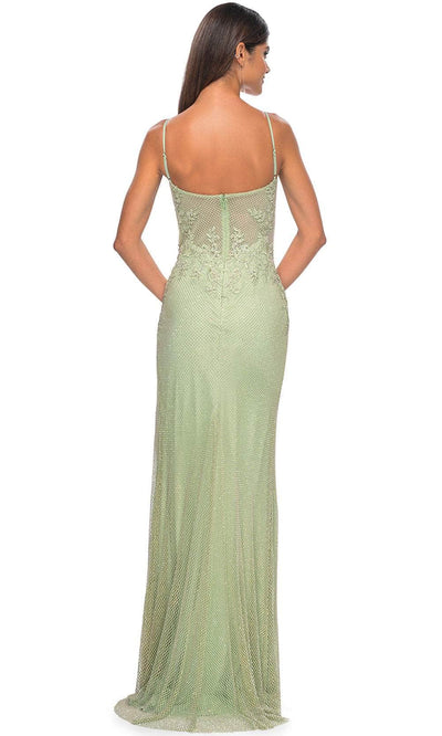 La Femme 32292 - Sleeveless Beaded Net Prom Gown Evening Dresses