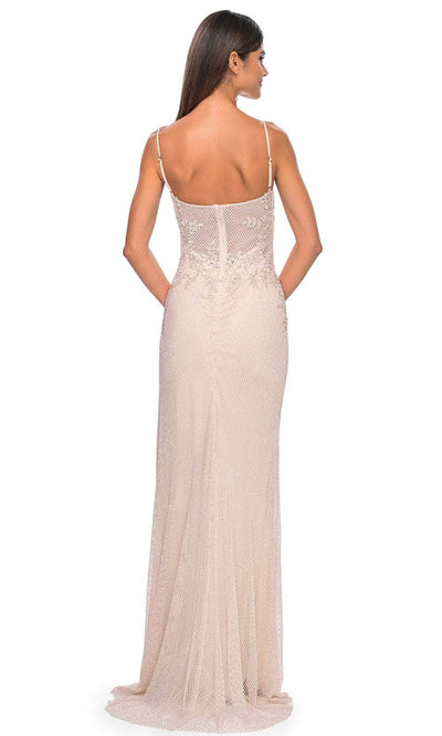 La Femme 32292 - Sleeveless Beaded Net Prom Gown Evening Dresses