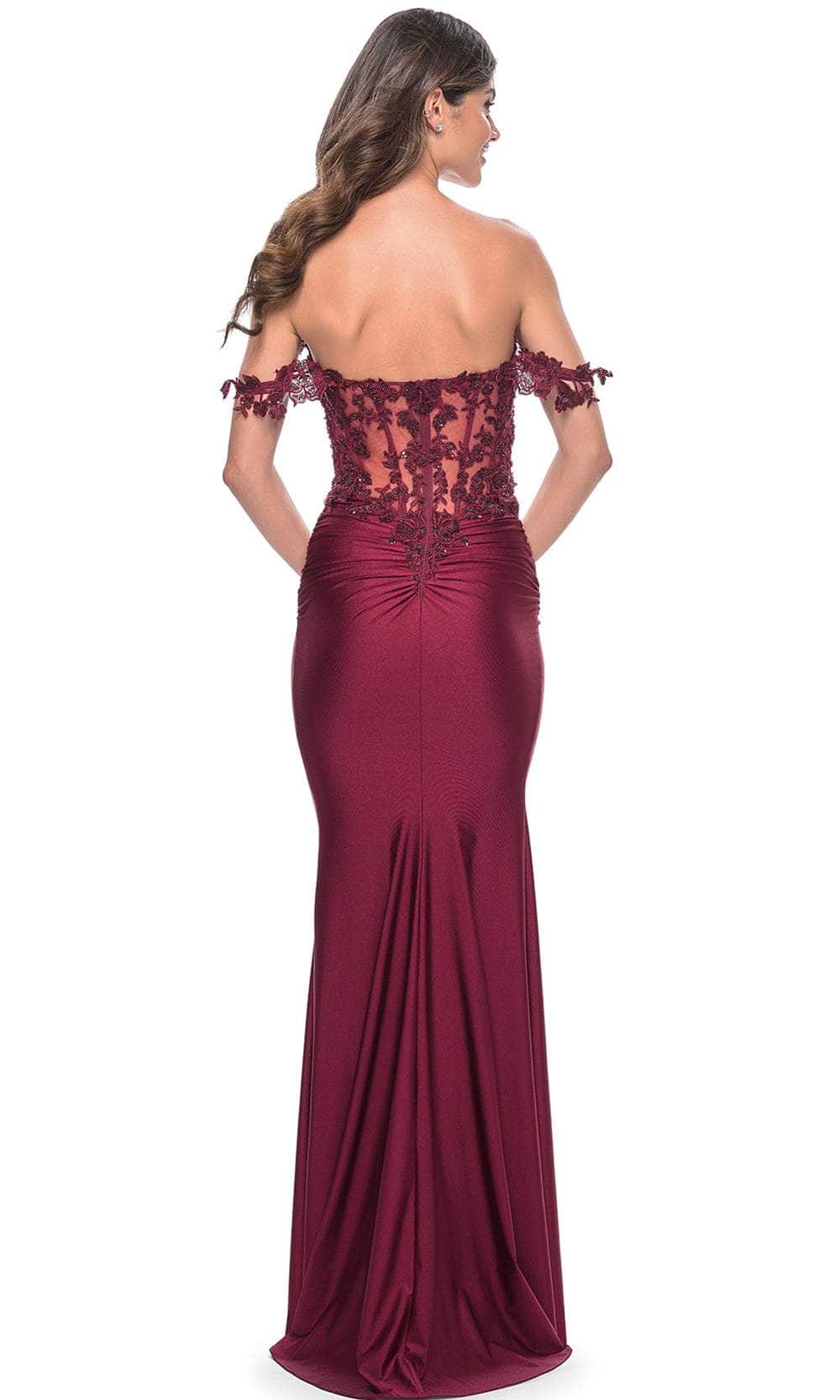 La Femme 32302 - Applique Off Shoulder Prom Dress Prom Dresses