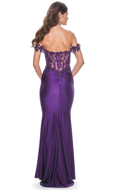 La Femme 32302 - Applique Off Shoulder Prom Dress Prom Dresses