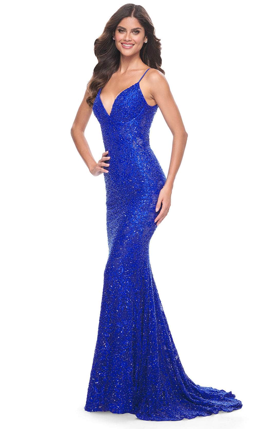 La Femme 32309 - Open Back Mermaid Prom Dress Evening Dresses