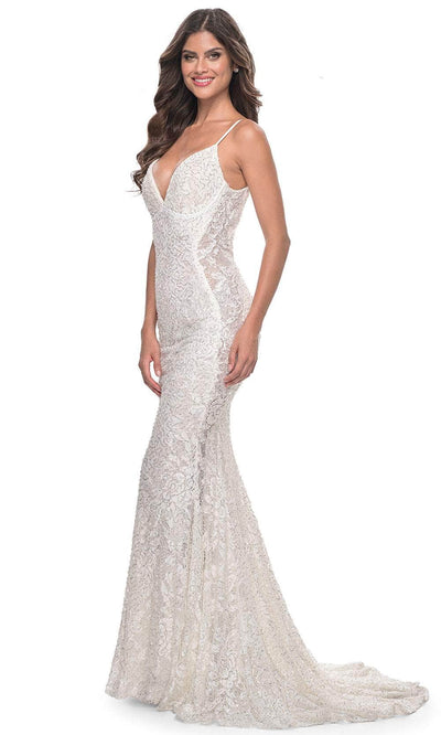 La Femme 32309 - Open Back Mermaid Prom Dress Evening Dresses