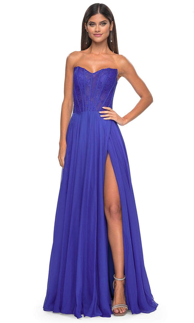 La Femme 32311 - Strapless A-Line Prom Dress Prom Dresses