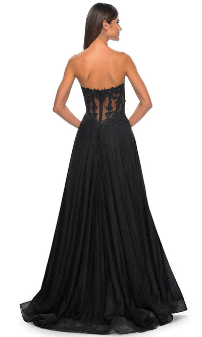 La Femme 32313 - Lace Bodice Prom Dress Prom Dresses